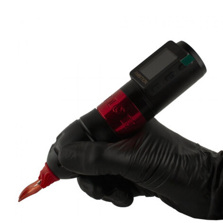 Беспроводная тату машинка Ambition Vibe Max Red (2.5 - 4.5 мм)